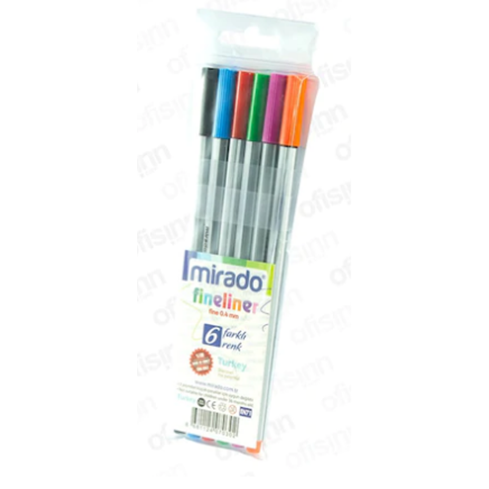 MİRADO | FİNELİNER KALEM 0.4 mm 6 RENK