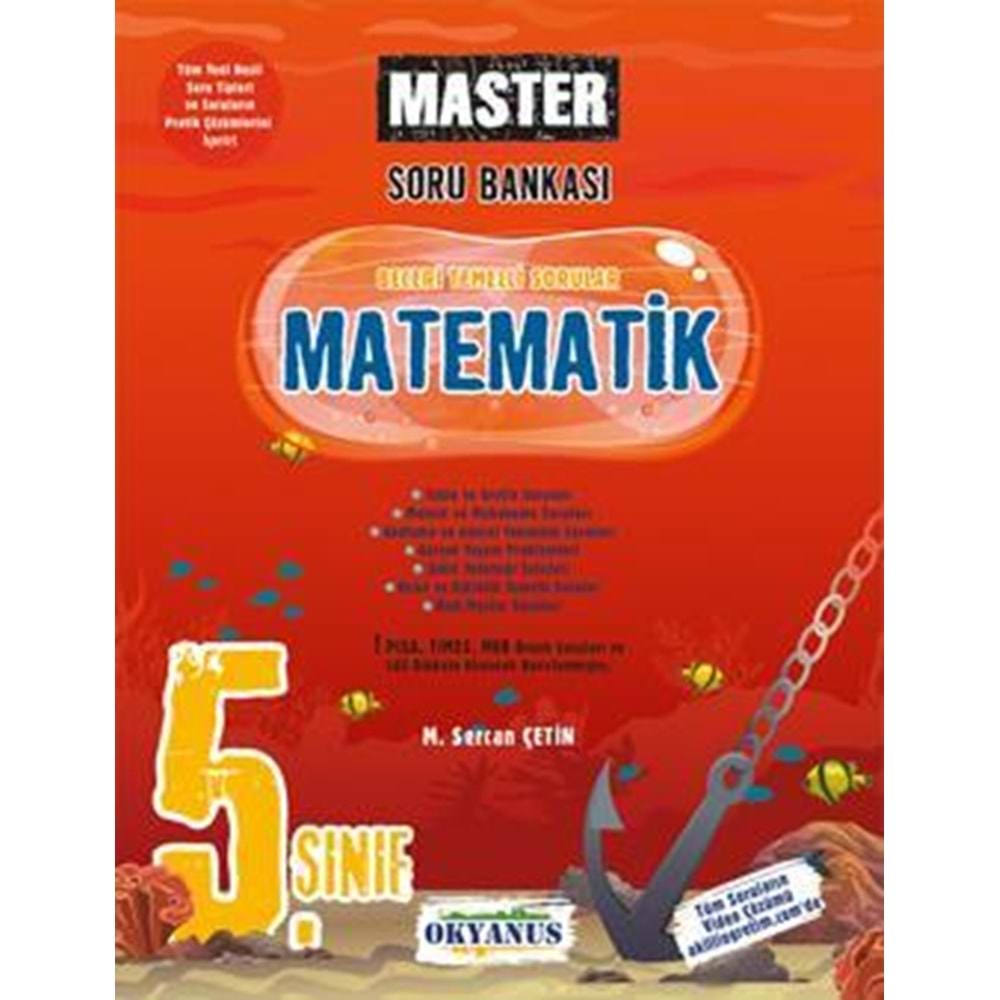 OKYANUS | 5. SINIF MASTER MATEMATİK SORU BANKASI- 2022