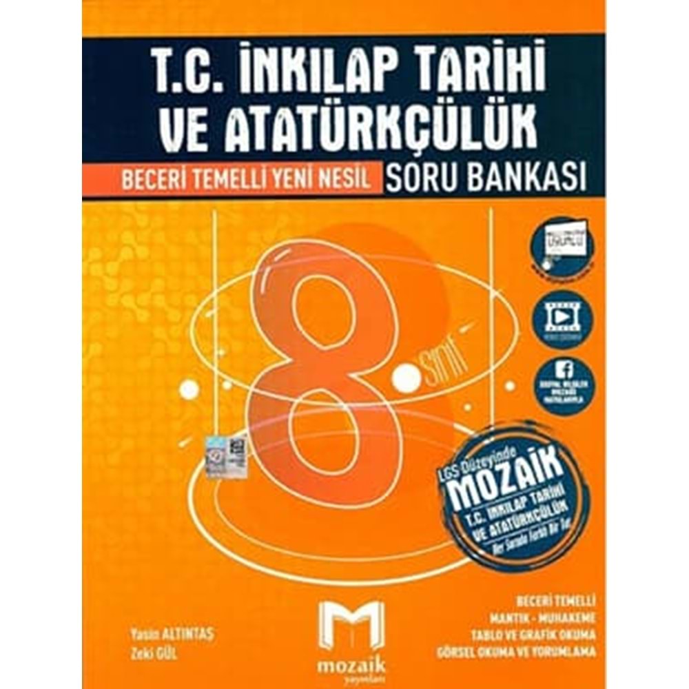 MOZAİK | 8.SINIF İNKILAP TARİHİ SORU BANKASI - 2022