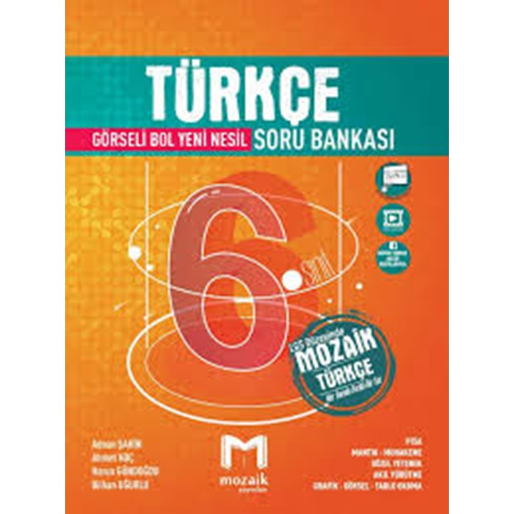 MOZAİK | 6.SINIF TÜRKÇE SORU BANKASI - 2024
