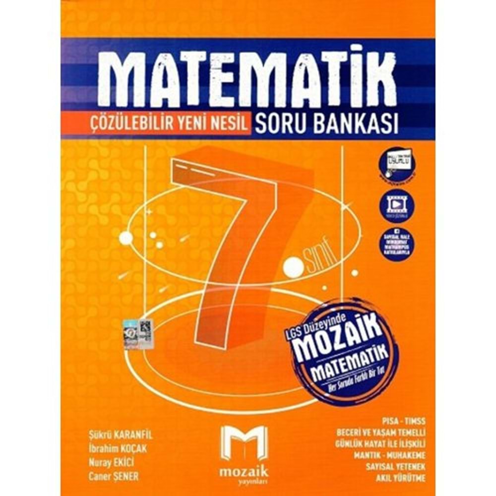 MOZAİK | 7.SINIF MATEMATİK SORU BANKASI - 2024 - 2025