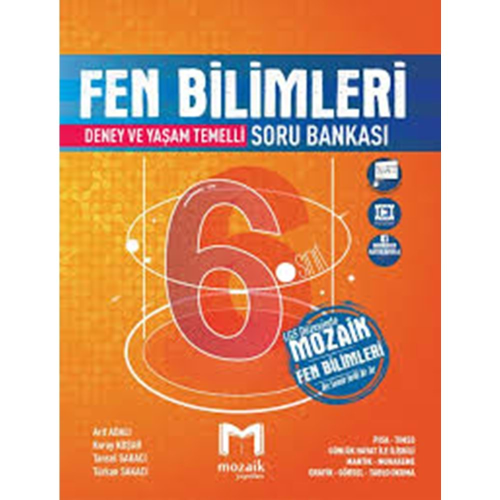 MOZAİK | 6.SINIF FEN BİLİMLERİ SORU BANKASI - 2024
