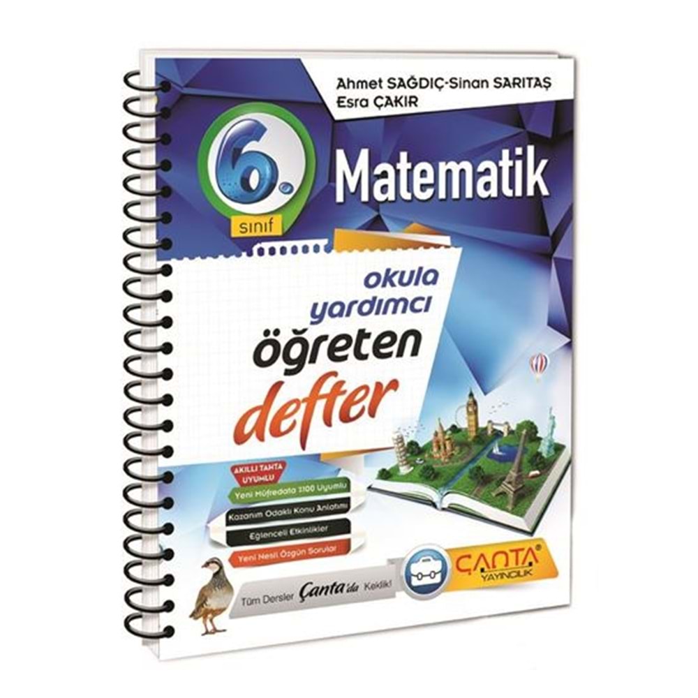 ÇANTA | 6.SINIF DEFTER ÖĞRETEN MATEMATİK - 2022