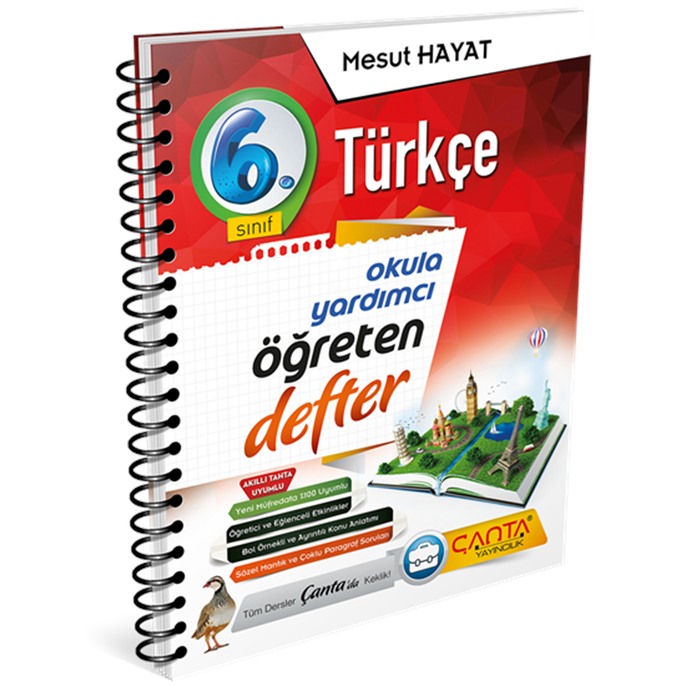ÇANTA | 6.SINIF DEFTER ÖĞRETEN TÜRKÇE - 2022