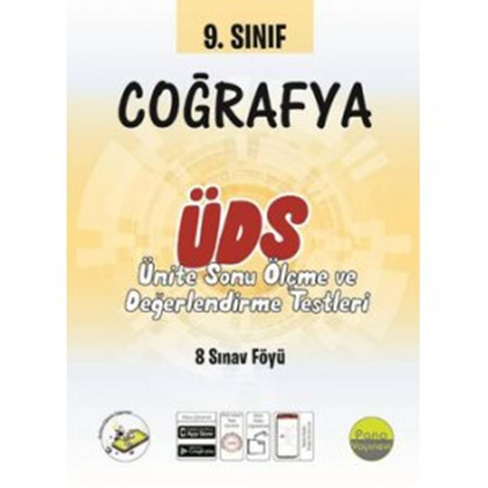 DELTA | 9. SINIF COĞRAFYA ÜNITE DEĞERLENDIRME SINAVI (8 SINAV) - 2024