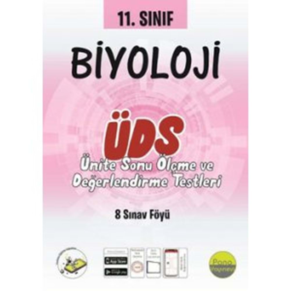 DELTA | 11. SINIF BIYOLOJI ÜNITE DEĞERLENDIRME SINAVI (8 SINAV) - 2024