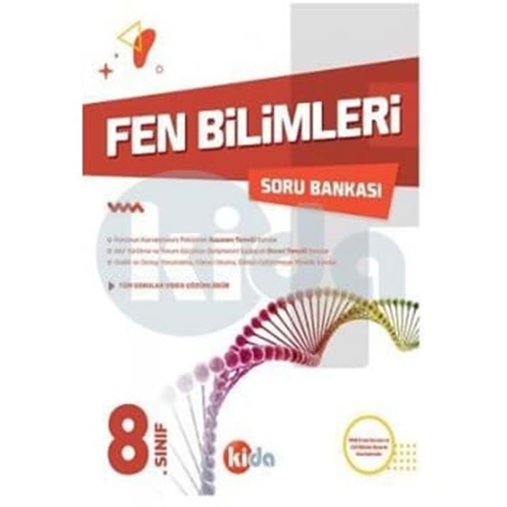 KİDA | 8.SINIF FEN BİLGİSİ SORU BANKASI - 2022
