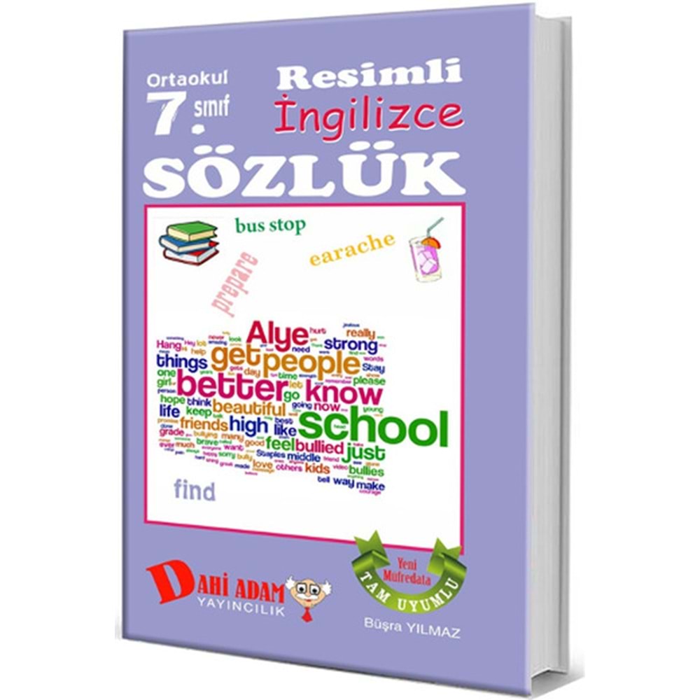 DAHİADAM | 7. SINIF RESİMLİ İNGİLİZCE SÖZLÜK