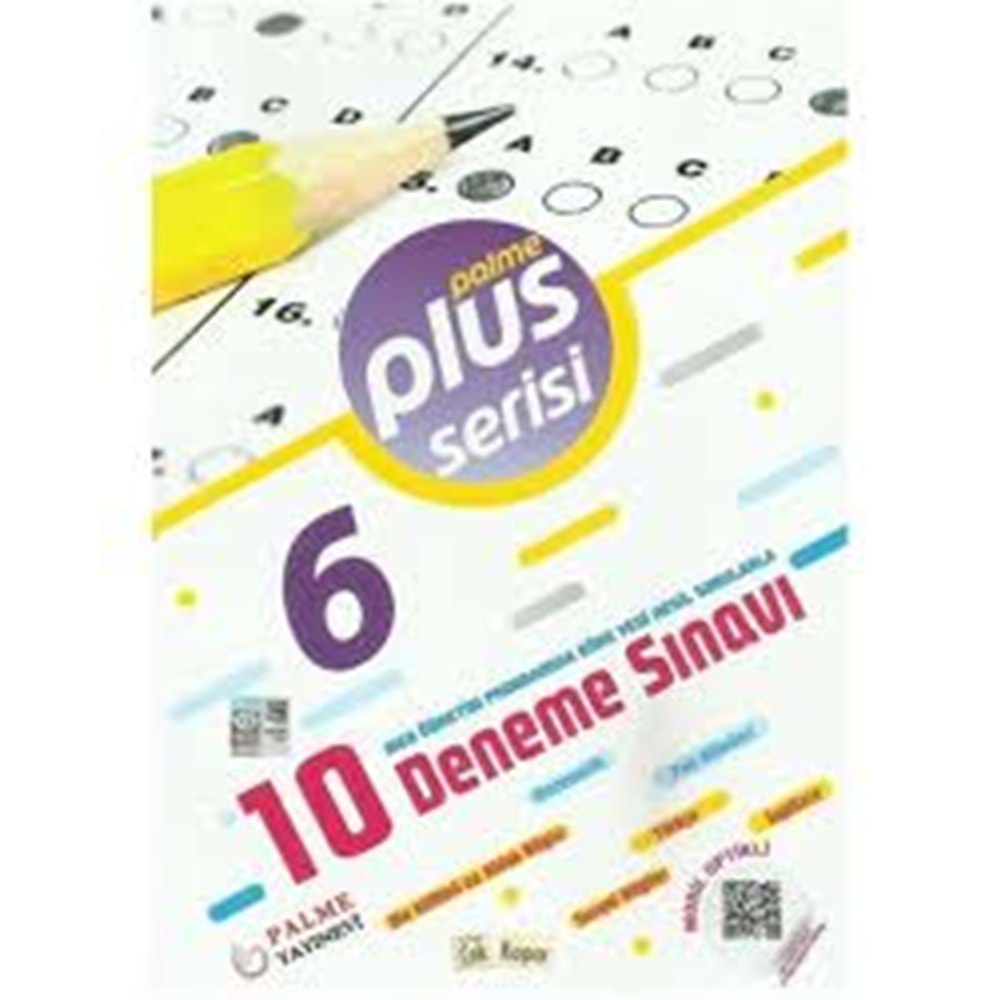 PALME | 6.SINIF PLUS 10'LU DENEME SINAVI - 2025