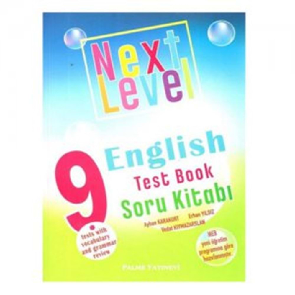 PALME | 9.SINIF ENGLISH TEST BOOK SORU KİTABI NEXT LEVEL - 2025