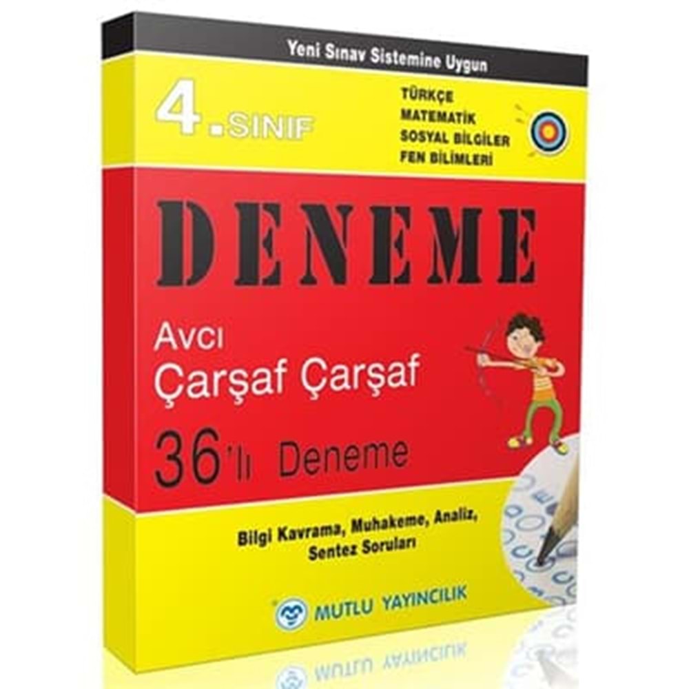 MUTLU | 4. SINIF YENİ NESİL SARMAL 36 LI DENEMELER - 2026