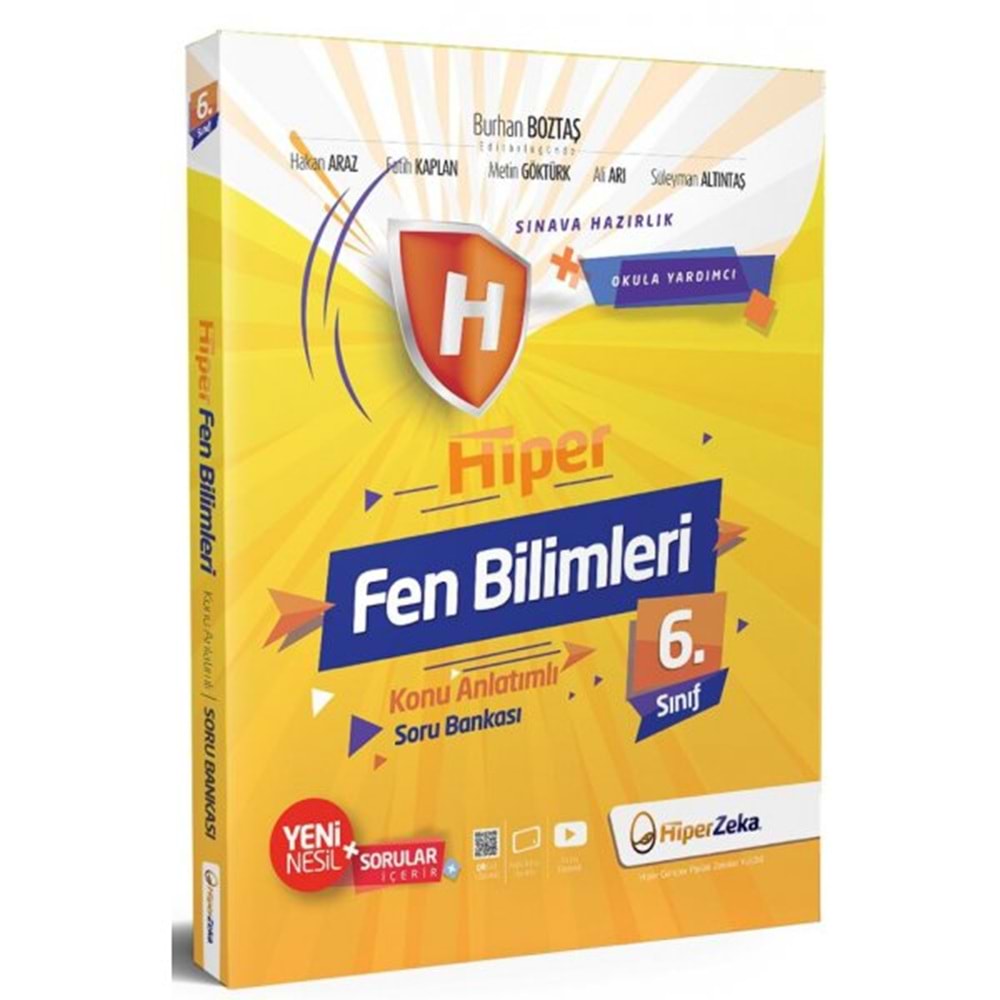 HİPERZEKA | 6. SINIF HİPER FEN BİLİMLERİ KONU ANLATIMLI SORU BANKASI - 2022