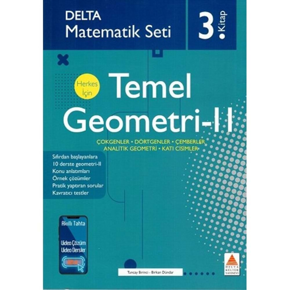 DELTA | HERKEZ İÇİN TEMEL GEOMETRİ SETİ 2. KİTAP - 2021