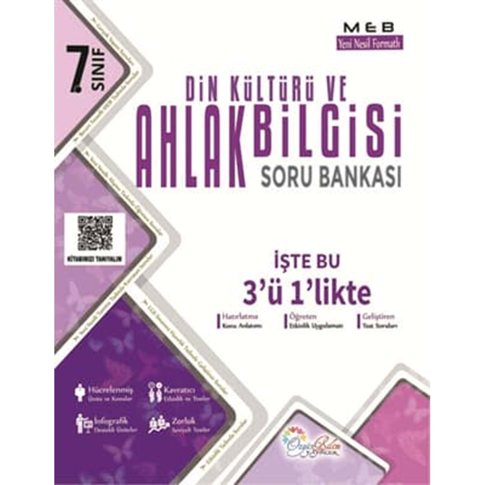 ÖZGÜNBİLİM | 7. SINIF DİN KÜLTÜRÜ SORU BANKASI - 2022