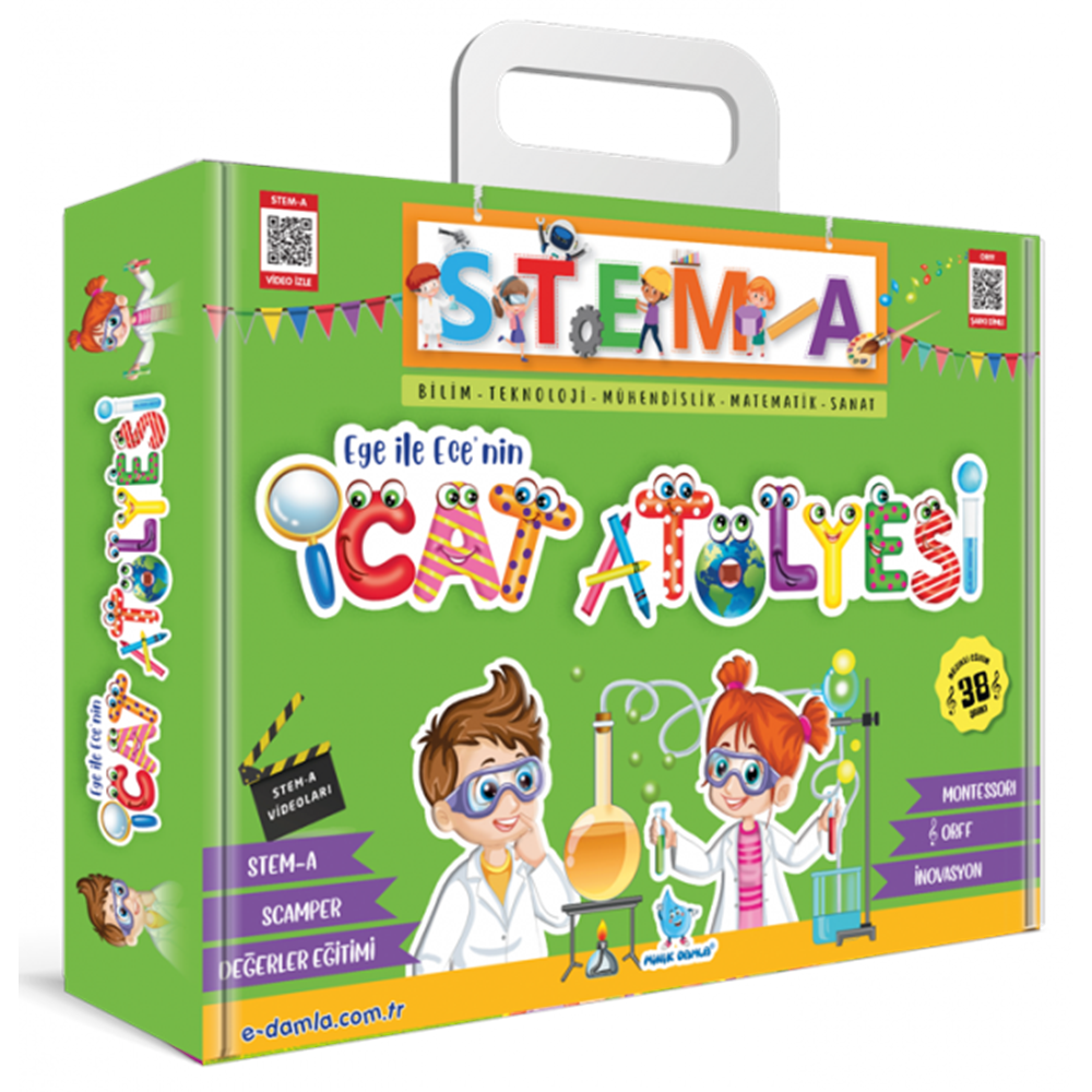 DAMLA | EGE İLE ECE'NİN İCAT ATÖLYESİ EĞİTİM SETİ (STEM-A) +48 AY - 2022