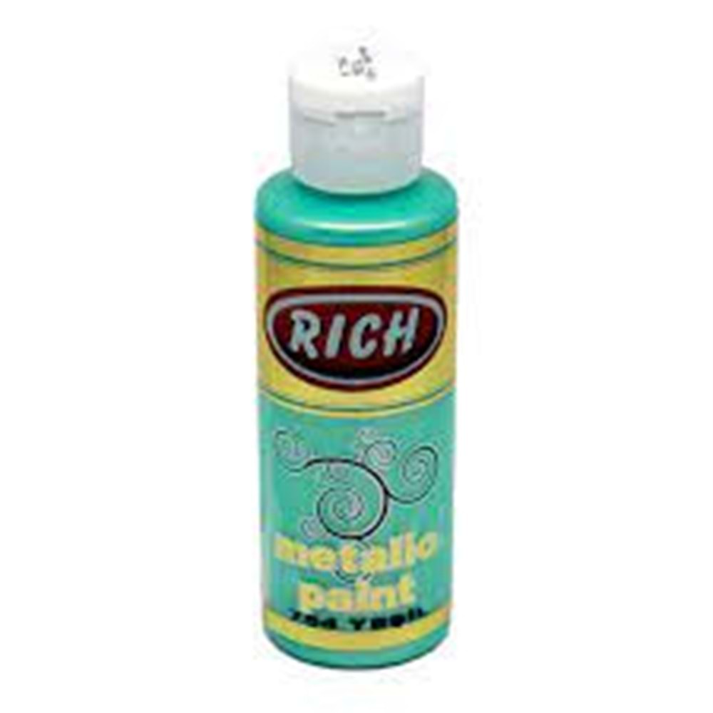 RİCH | METALİK AKRİLİK BOYA 130 cc 754 YEŞİL