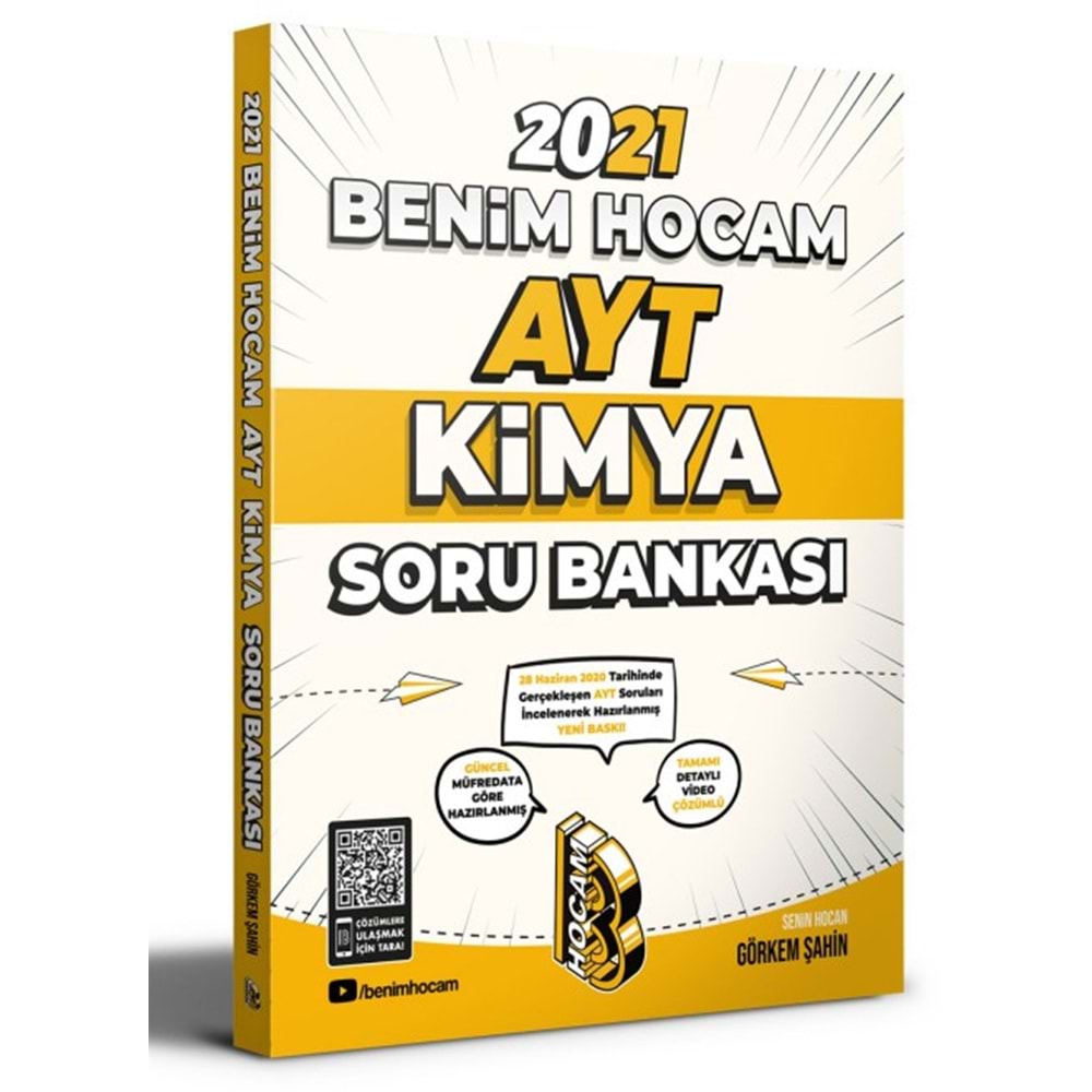 BENİMHOCAM | AYT KİMYA TAMAMI ÇÖZÜMLÜ SORU BANKASI - 2022