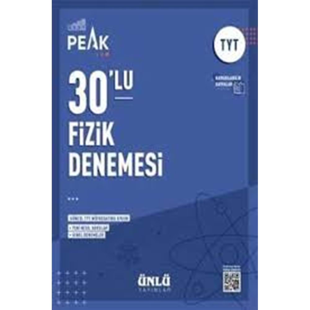KÜLTÜR | BEST PEAK 30LU TYT FİZİK BRANŞ DENEMESİ - 2022