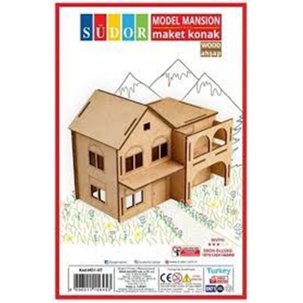 SÜDOR | MAKET AHŞAP KONAK MD1-07