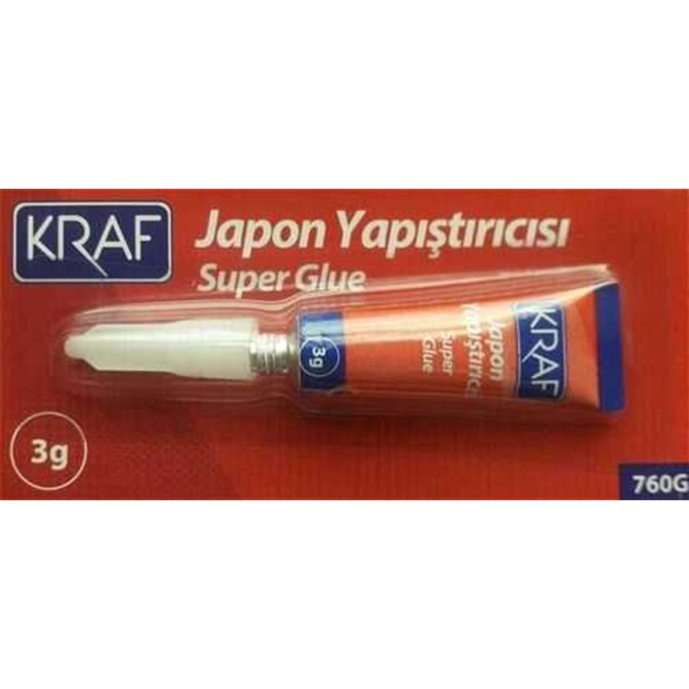 KRAF | YAPIŞTIRICI JAPON SÜPER 3g 760G