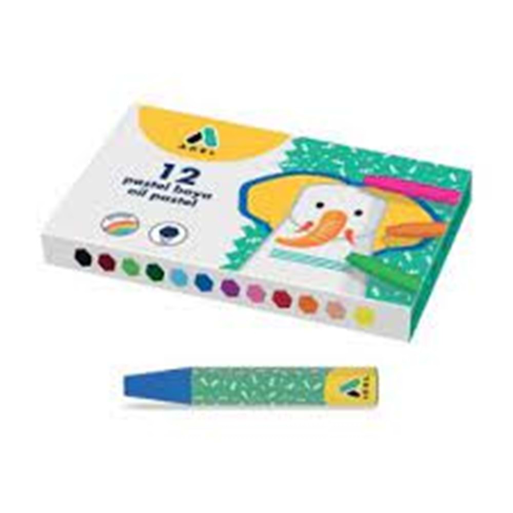 ADEL | 12 Lİ PASTEL BOYA KARTON KUTU