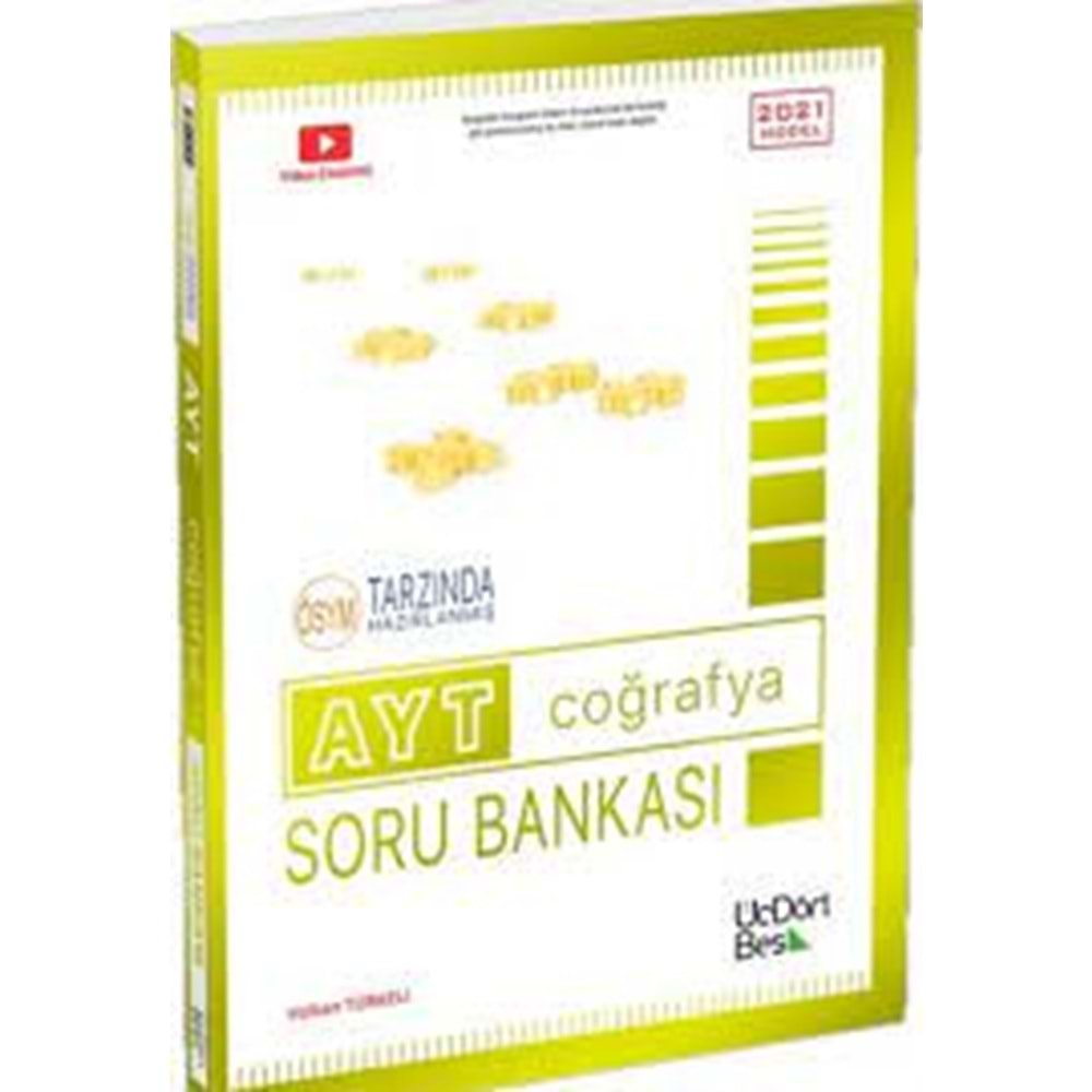 ÜÇDÖRTBEŞ | AYT COĞRAFYA SORU BANKASI- 2022