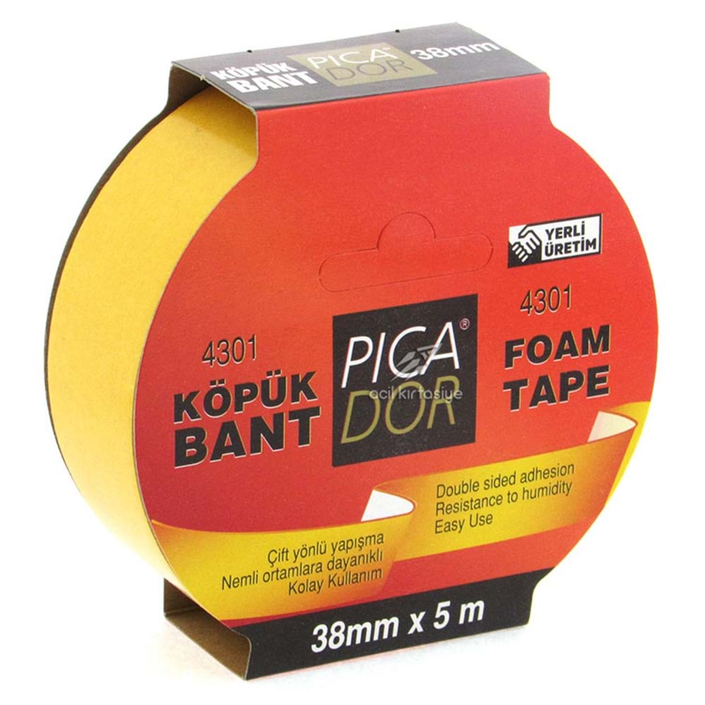PİCADOR | KÖPÜK BANT 38mmX5m 4301
