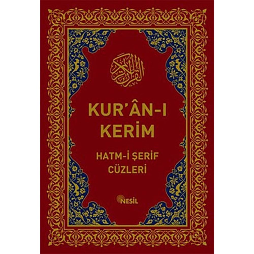 NESİL | KURANI KERİM HATMİ ŞERİF (30 CÜZ) ORTA BOY