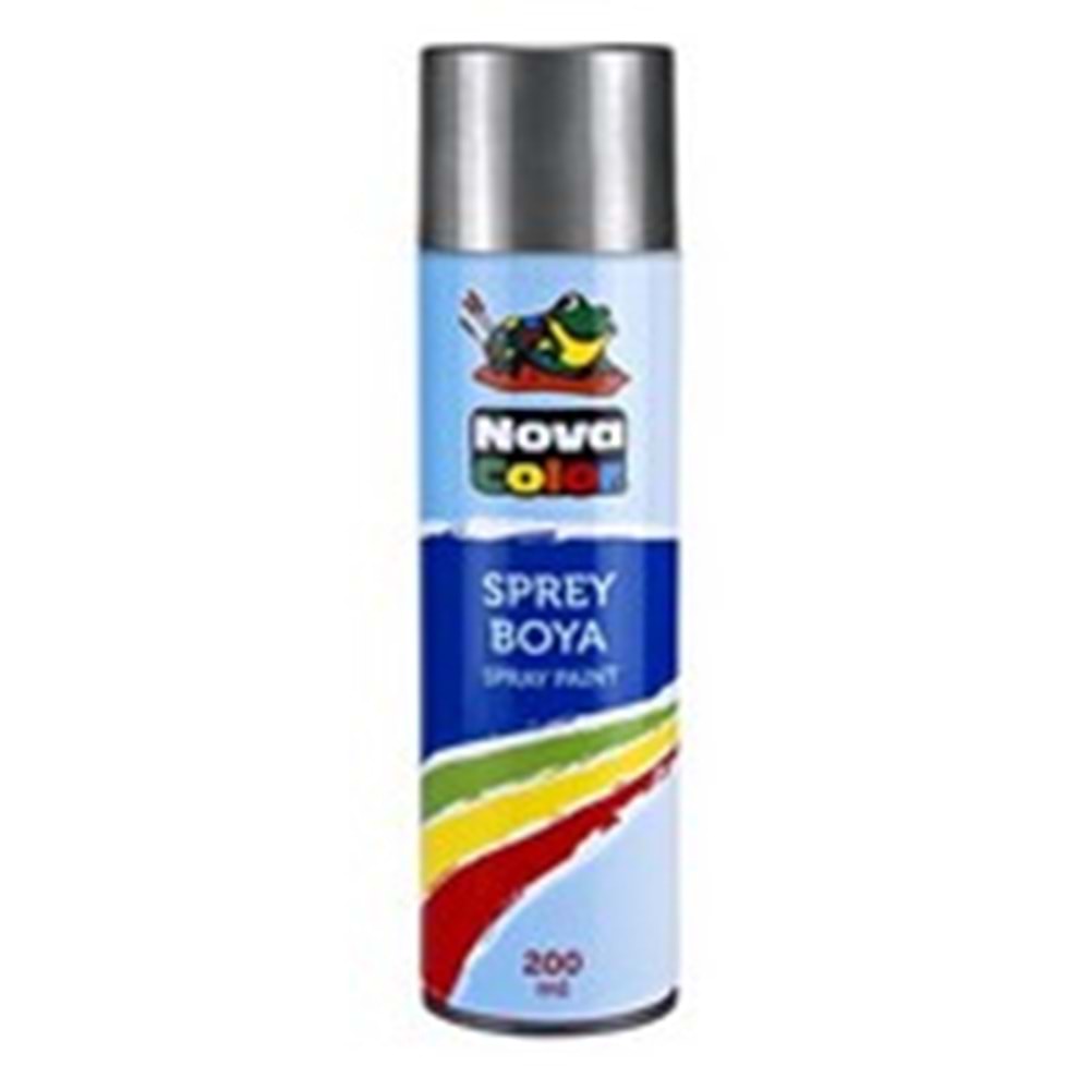 NOVACOLOR | SPREY BOYA 200 ml GÜMÜŞ NC-812
