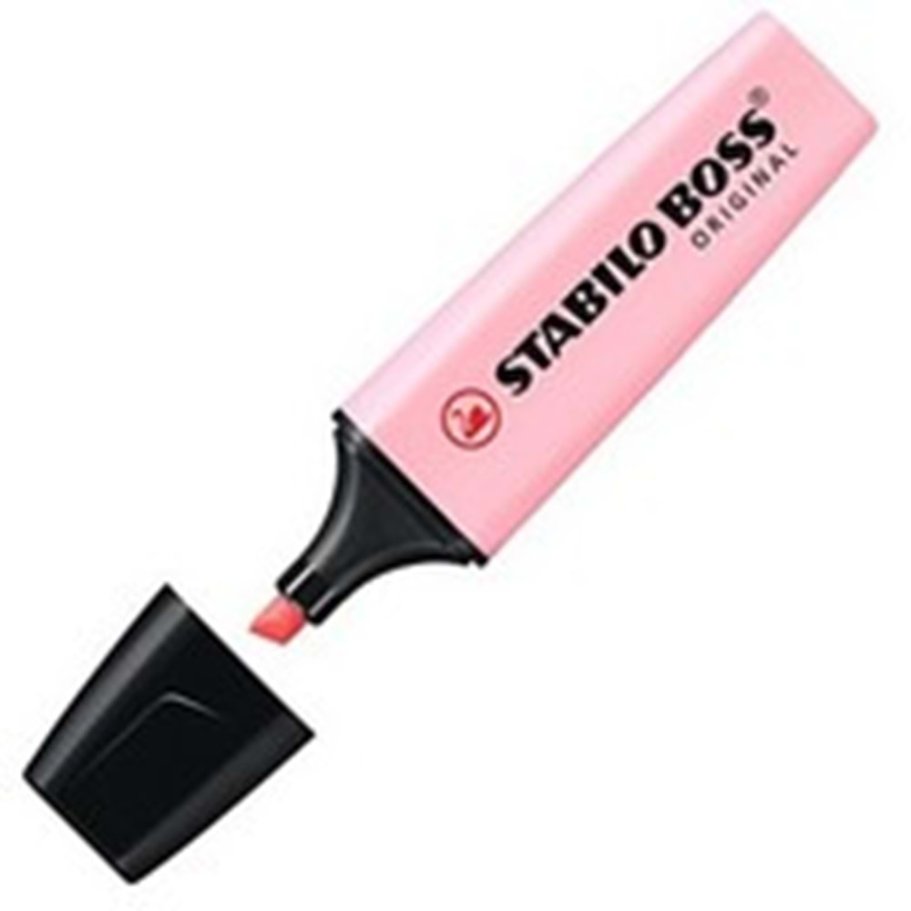 STABILO | BOSS FOSFORLU KALEM PASTEL PEMBE 70/129