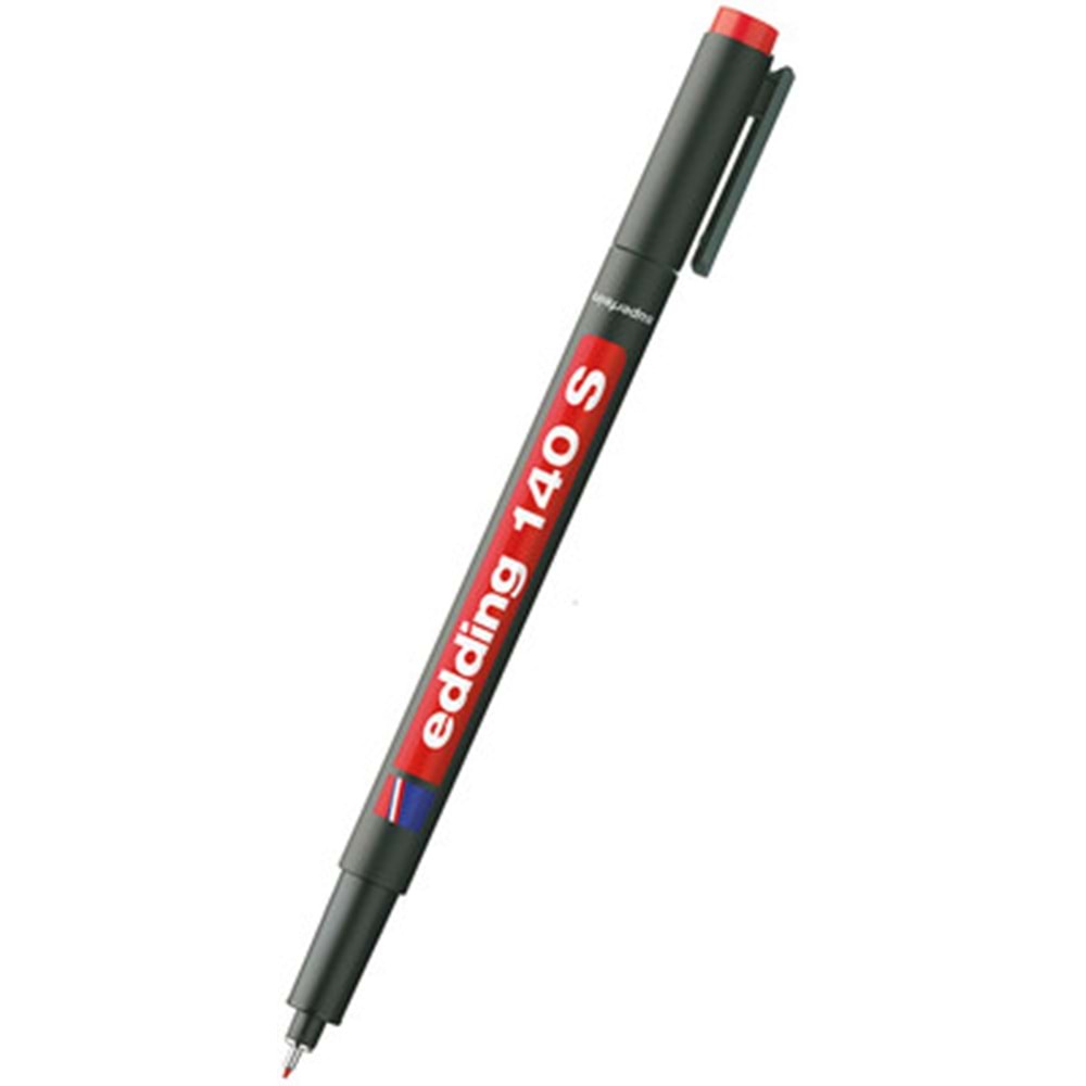 EDDİNG | ASETAT KALEMİ KIRMIZI E-140S