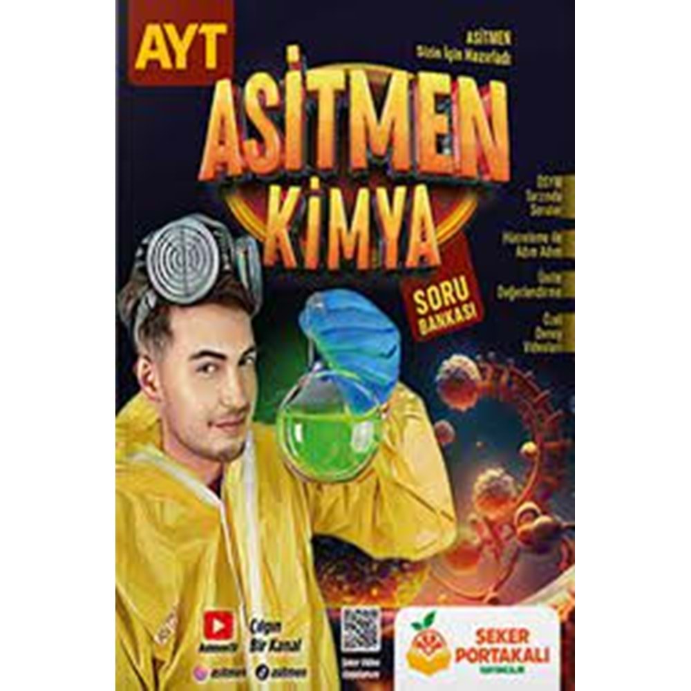 ŞEKERPORTAKALI | AYT ASİTMEN KİMYA SORU BANKASI - 2024