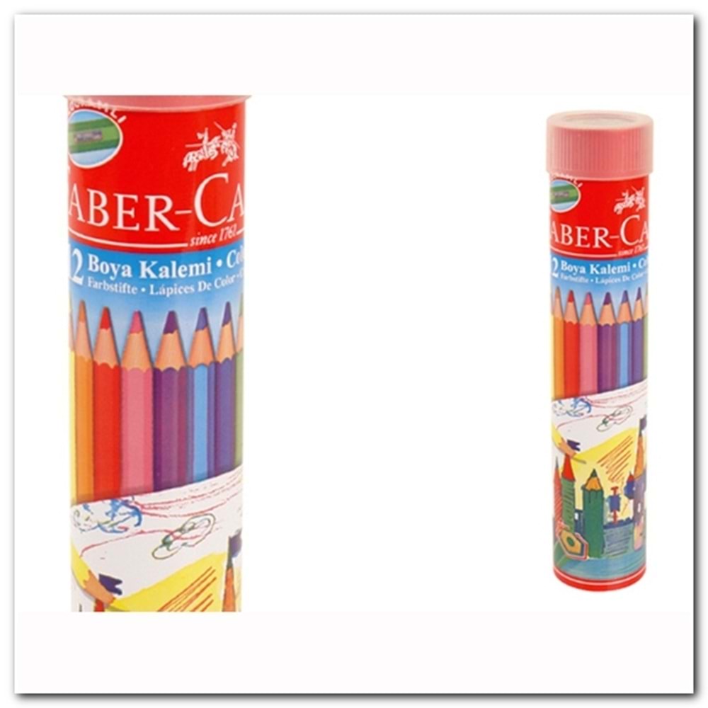 FABERCASTELL | 12 Lİ KURU BOYA METAL KUTU 5173 116512