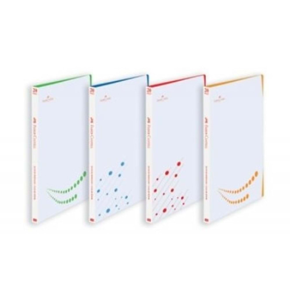 FABERCASTELL | 20 Lİ SUNUM DOSYASI KIRMIZI 972