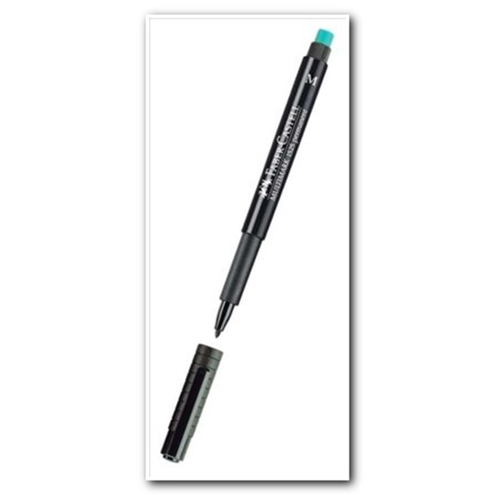 FABERCASTELL | ASETAT KALEMİ - M - SİYAH