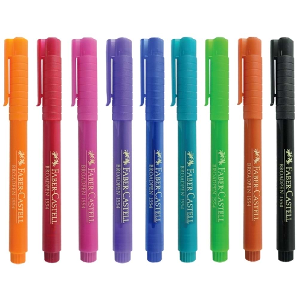 FABERCASTELL | BROADPEN 1554 RENKLİ KALEM MAVİ