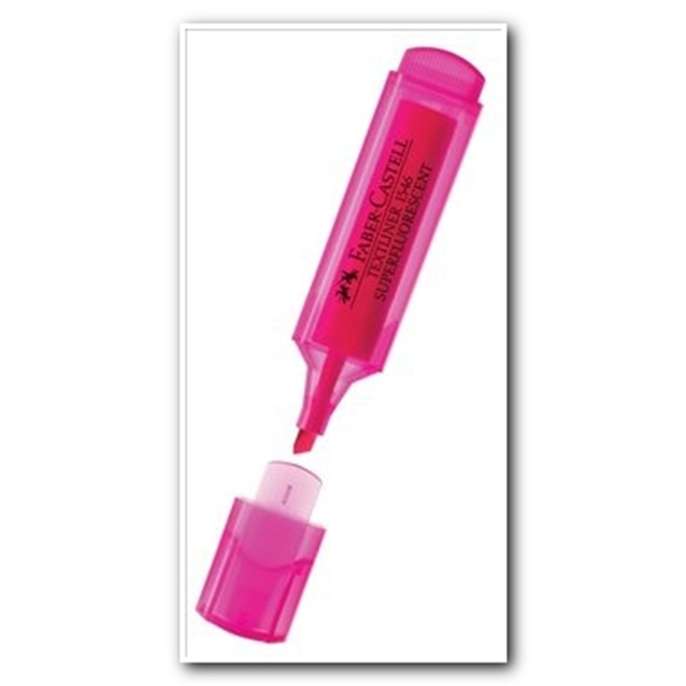 FABERCASTELL | FOSFORLU KALEM ŞEFFAF GÖVDE PEMBE
