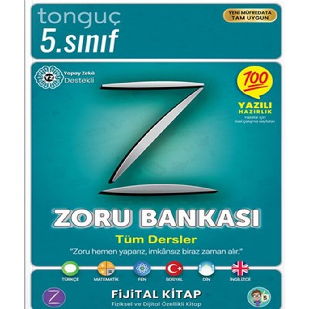TONGUÇ | 5.SINIF ZORU BANKASI TÜM DERSLER