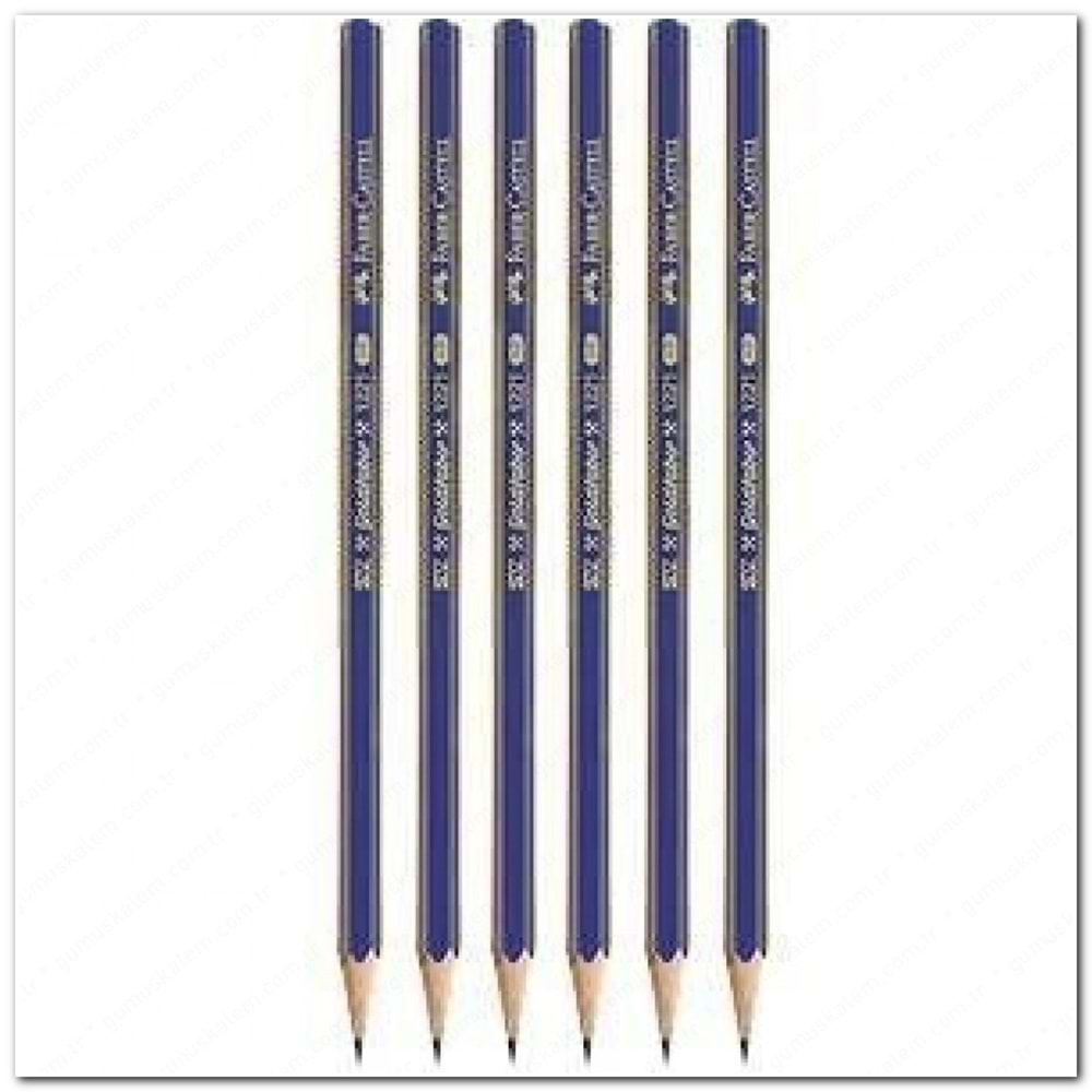 FABERCASTELL | KURŞUN KALEM DERECELİ 1221-6H