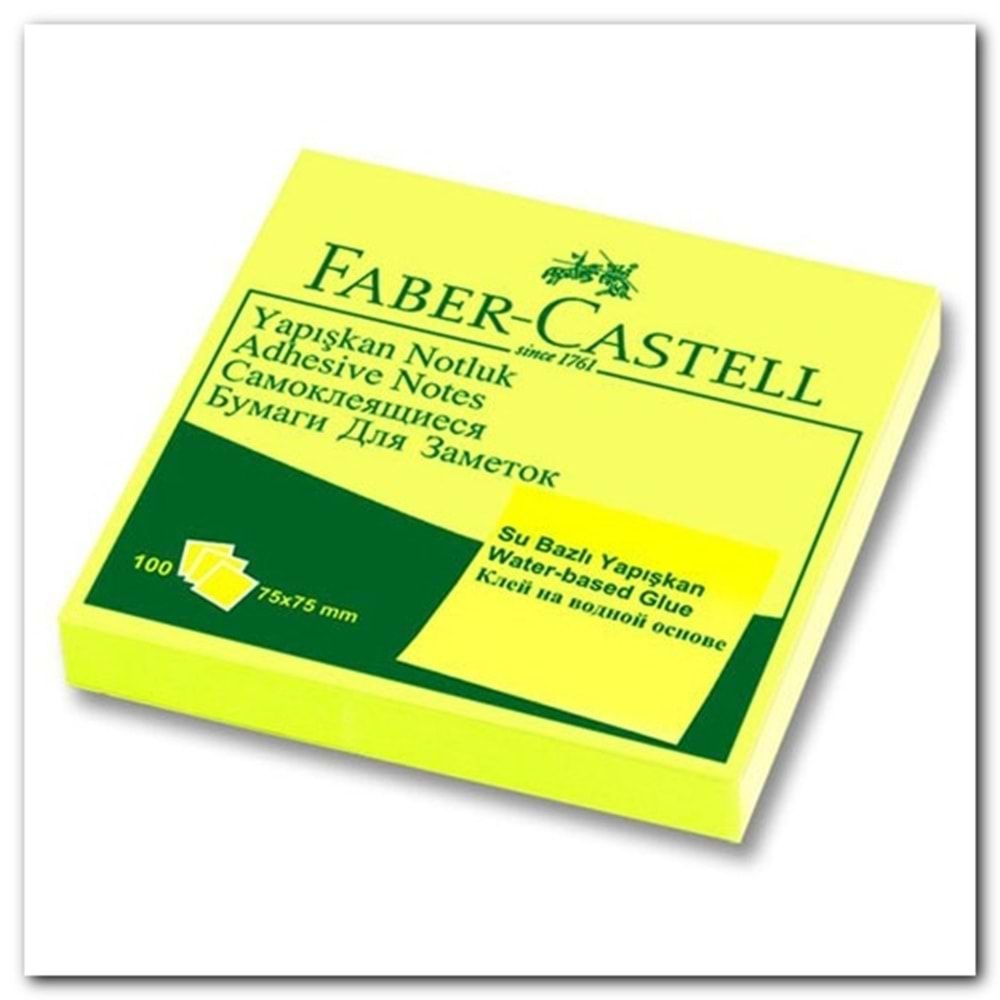 FABERCASTELL | POST-İT 75X75 SARI