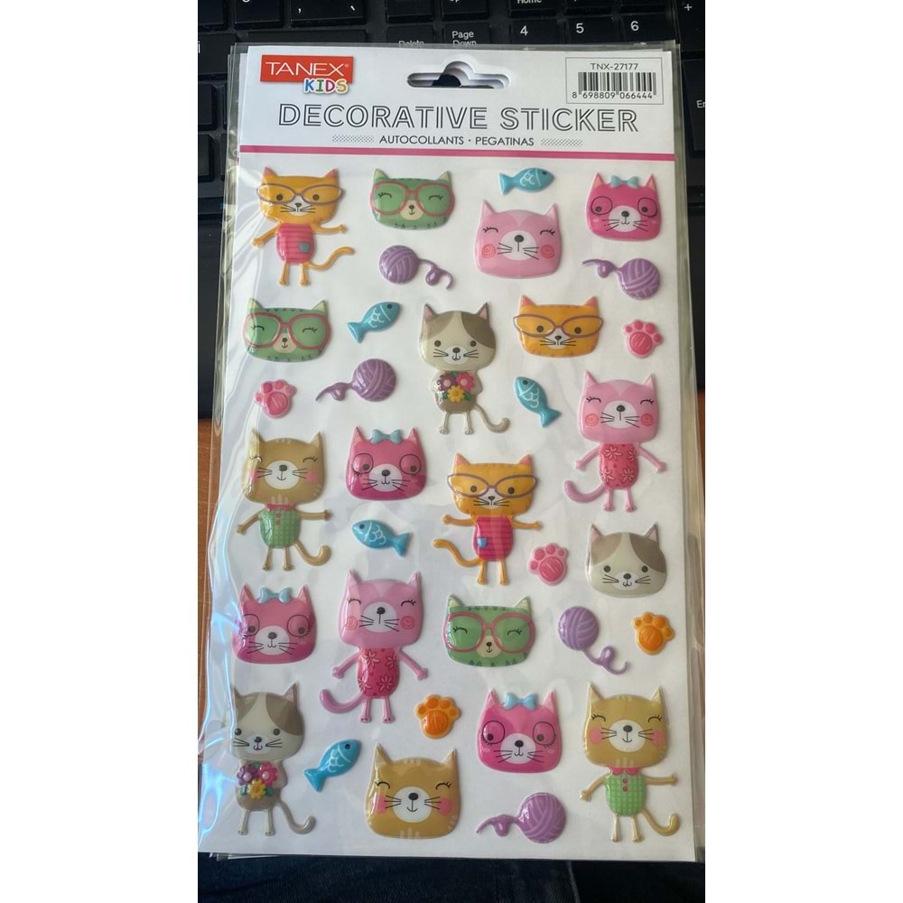 TANEX | TNX-27177 PUFFY OYUNCU KEDİLER SERİSİ