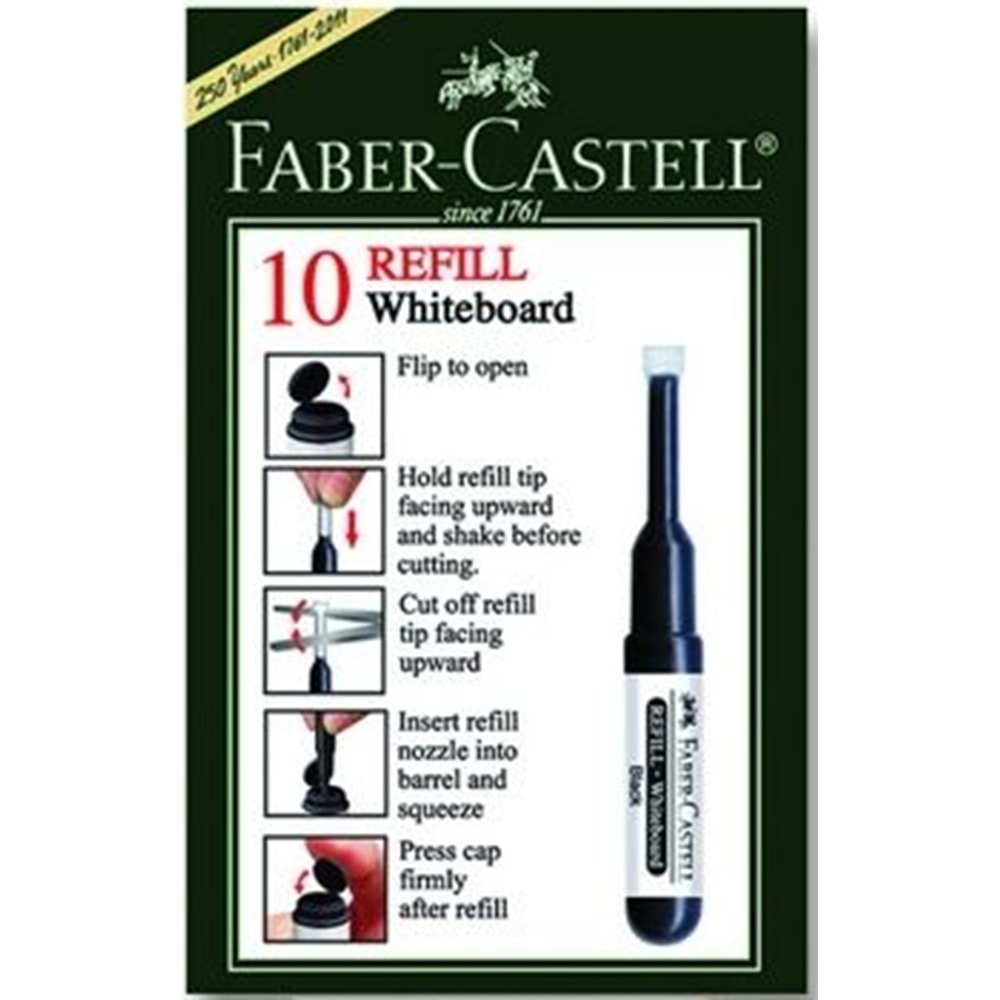 FABERCASTELL | YUVARLAK UÇLU TAHTA KALEM YEDEĞİ SİYAH