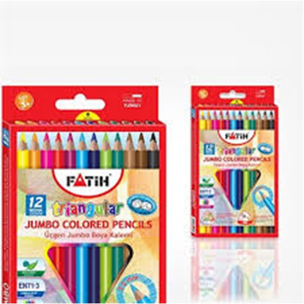 FATİH | JUMBO TRIANGULAR ÜÇGEN KURUBOYA 12 RENK TAM BOY