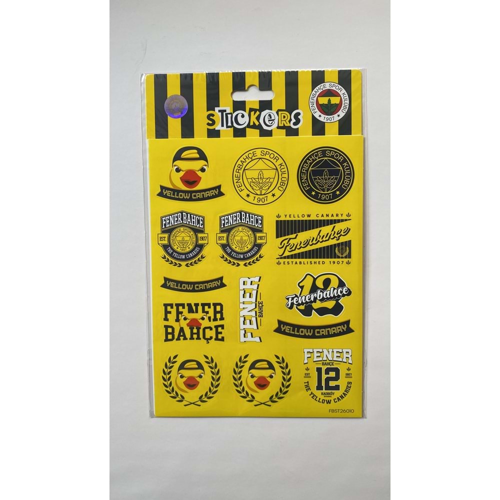 PİOLENT | FENERBAHÇE BASKETBOL STİCKER SET - FBST26010