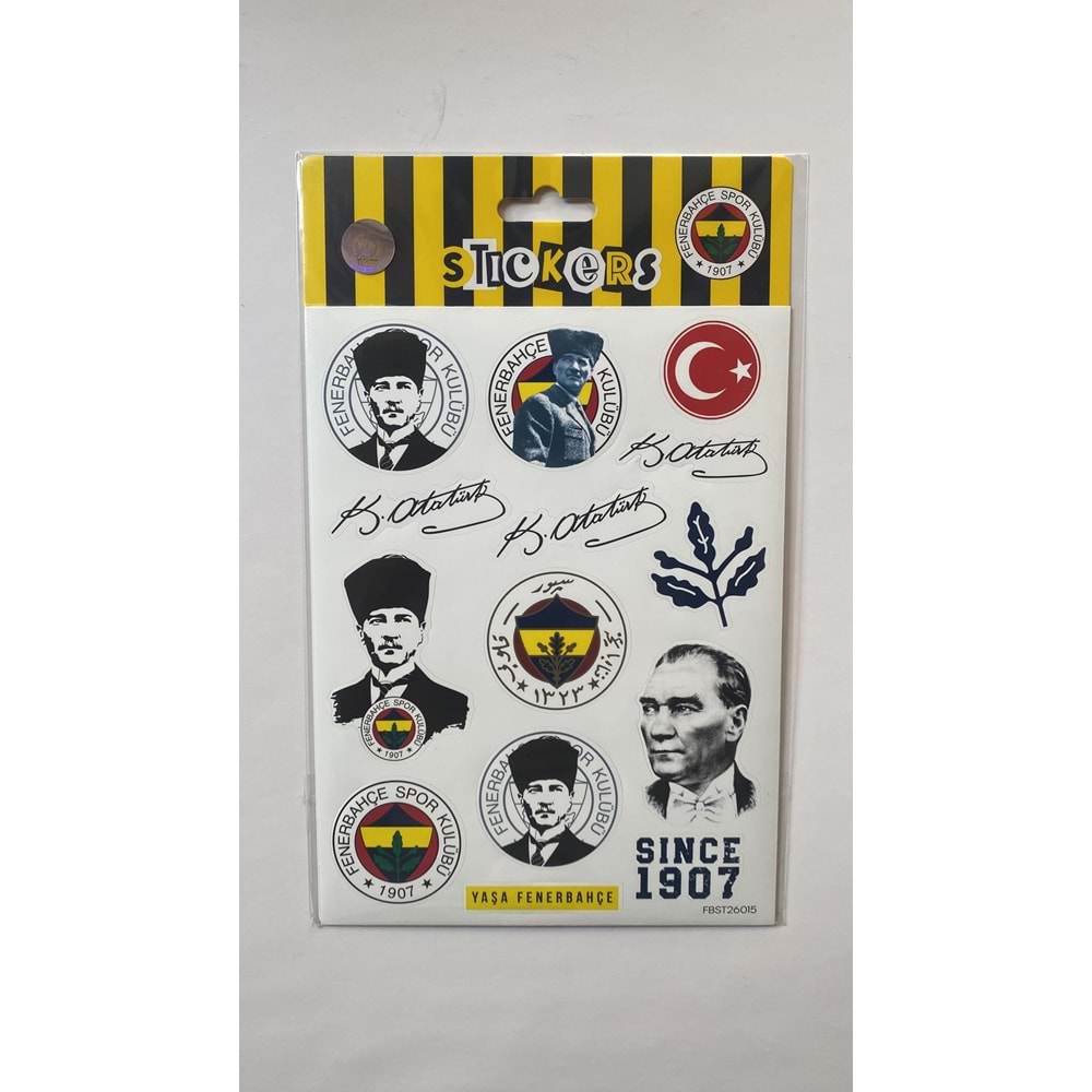 PİOLENT | FENERBAHÇE ATATÜRK VE FENERBAHÇE STİCKER SET - FBST26015