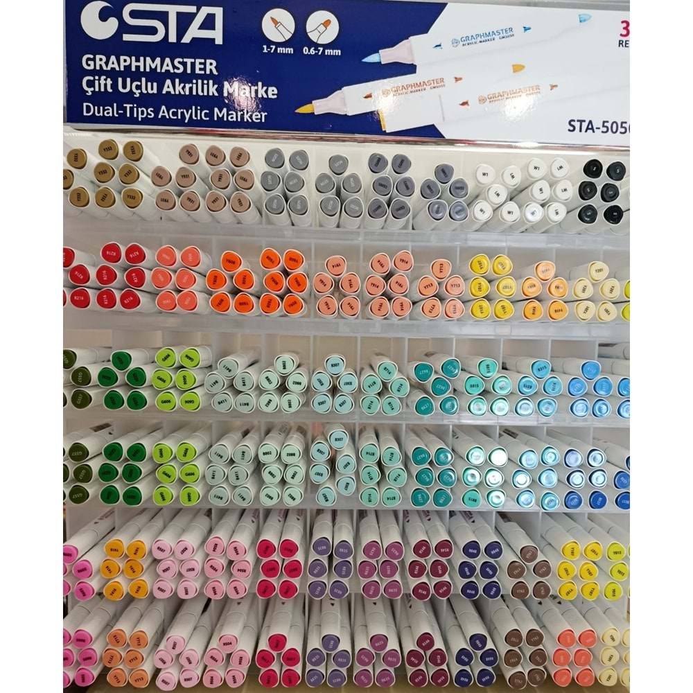 STA | ÇİFT TARAFLI AKRİLİK MARKER GRAPHMASTER - R417