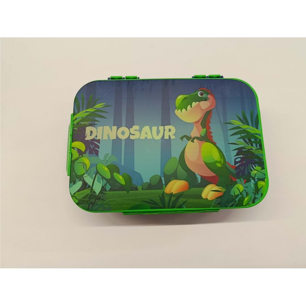 NOKİ | BESLENME KABI PLASTİK DİNOSAUR DESENLİ