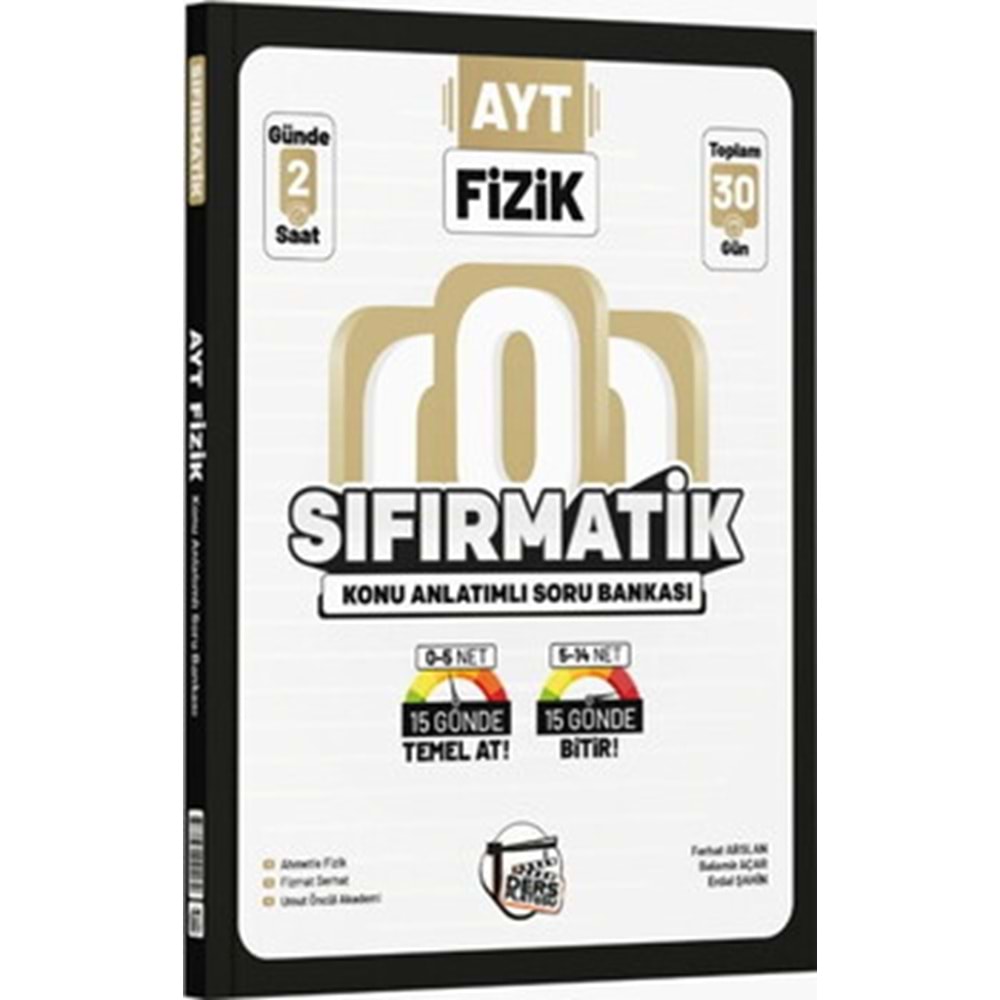DERSPLATOSU | AYT FİZİK SIFIRMATİK KONU ANLATIMLI SORU BANKASI - 2027