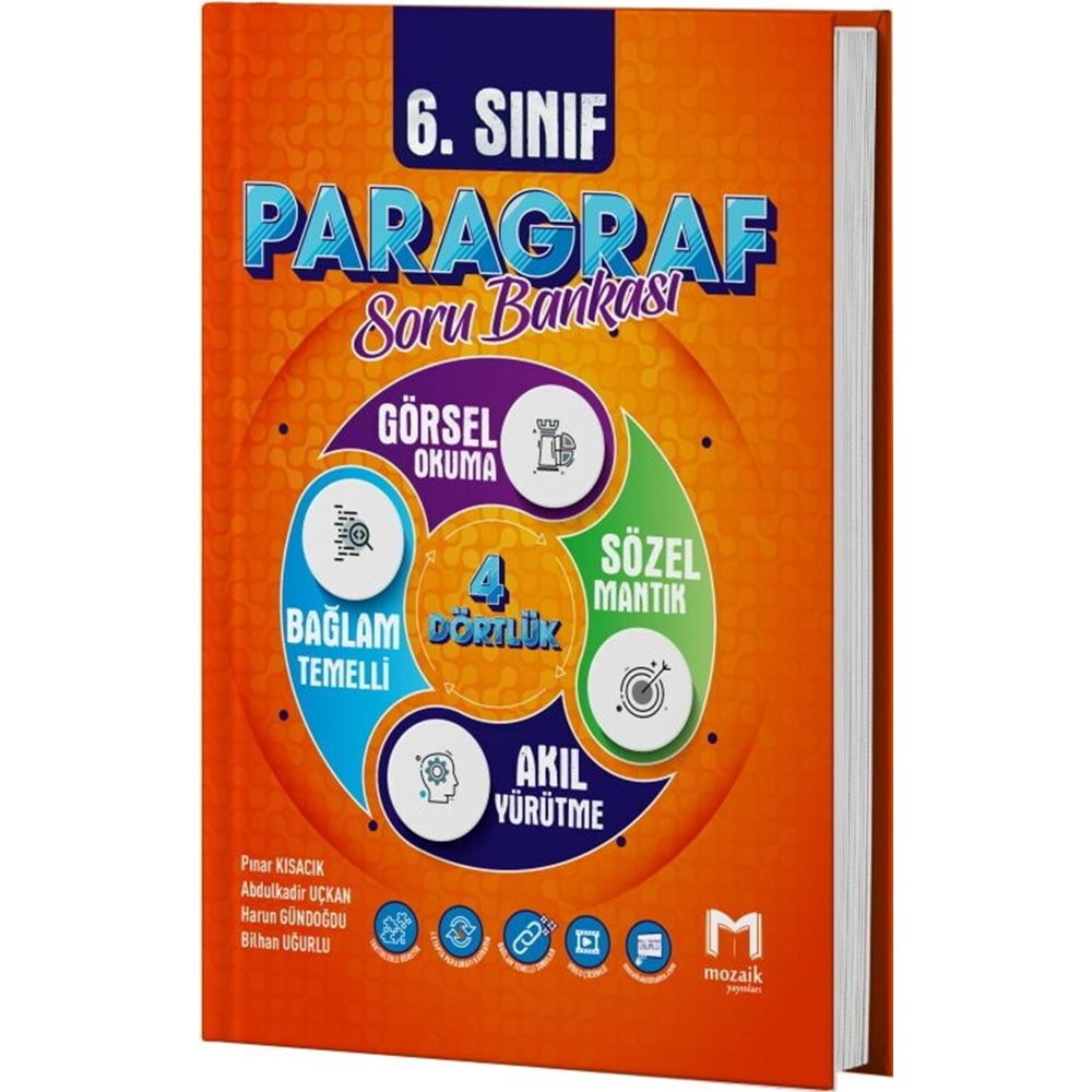 MOZAİK | 6.SINIF PARAGRAF SORU BANKASI - 2026