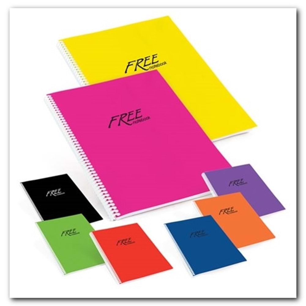 KESKİNCOLOR | A4 40 YP.ÇIZGILI PP KAPAK FREE DEFTER 320391-99
